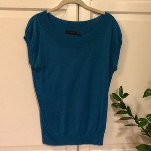 Merino wool blend shirt sleeve sweater by Limited